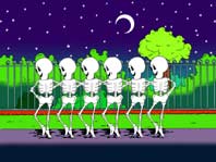 Skeleton Dance, from the Arts Cart